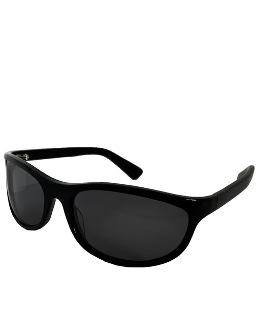 A.Ventura Carrey Style Sunglasses, Black Frame / Smoke Lens