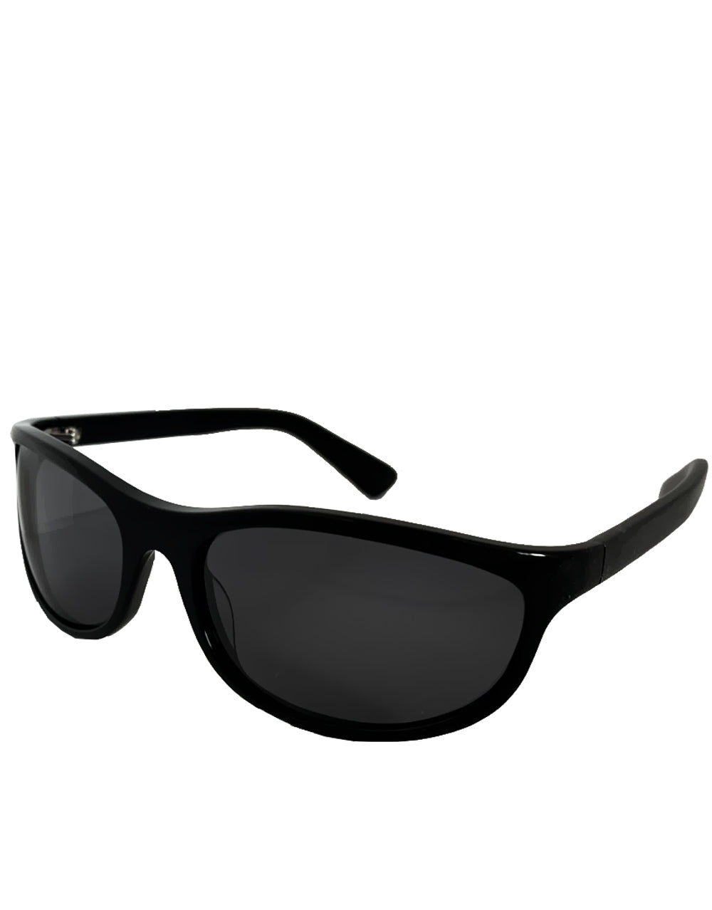 Mexico Depp Style Sunglasses, Black Frame / Smoke Lens