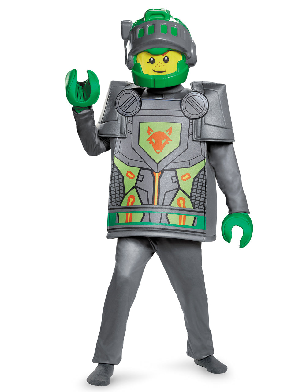 Lego Nexo Knights Aaron deluxe costume for kids.