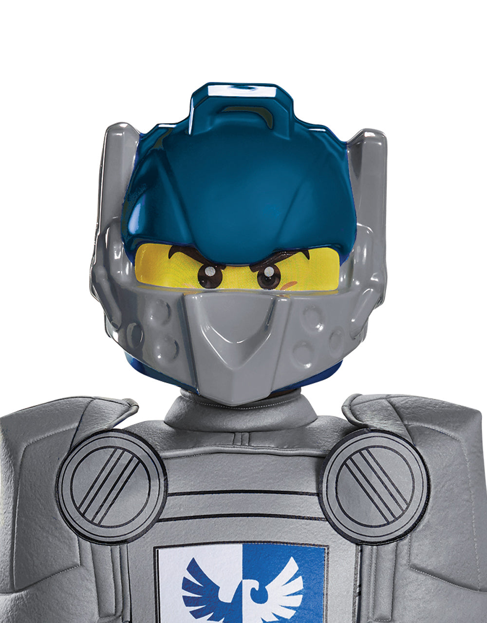 Lego Nexo Knights Clay mask costume accessory for kids.