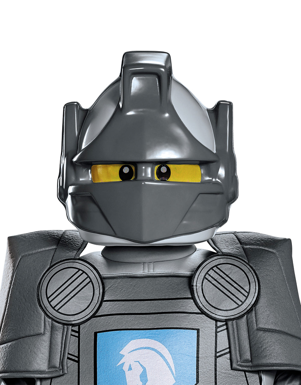 Lego Nexo Knights Lance mask costume accessory for kids.