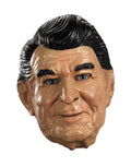 President Ronald Reagan full vinyl mask costume accessory for adults.