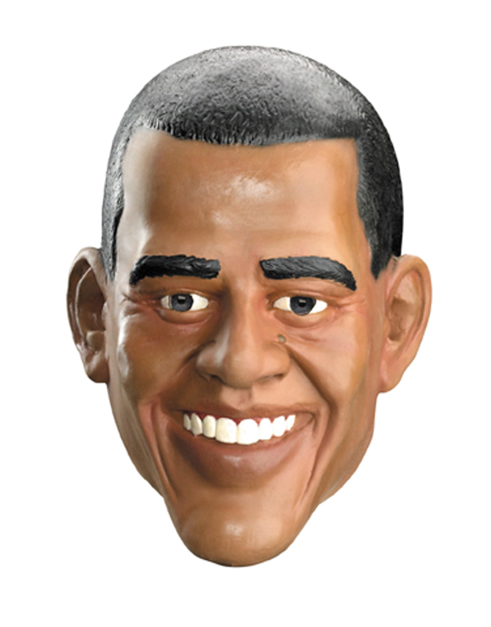 President Barack Obama full vinyl mask costume accessory for adults.