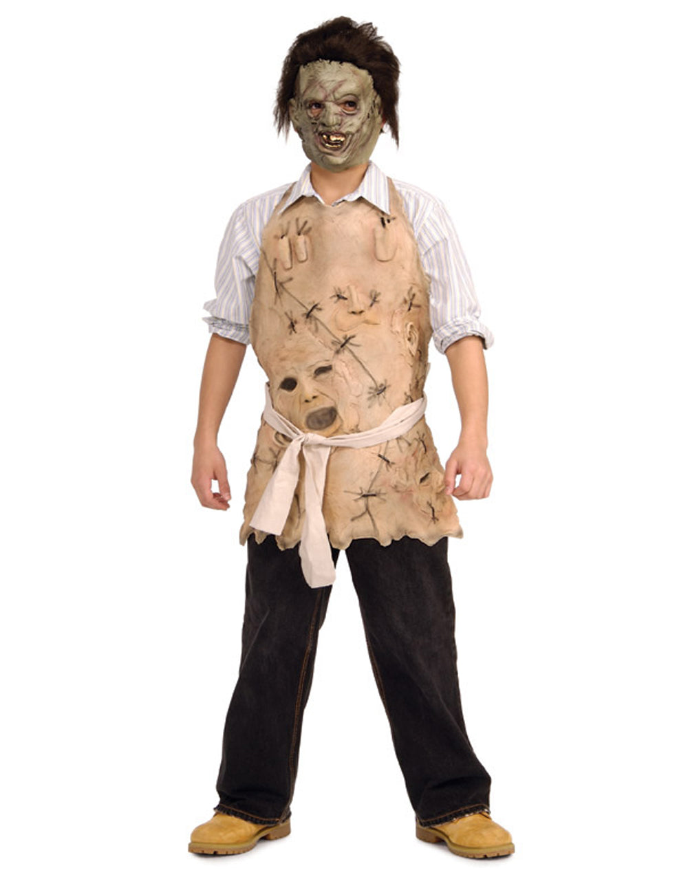 The Texas Chainsaw Massacre Leatherface apron of souls costume accessory for kids.