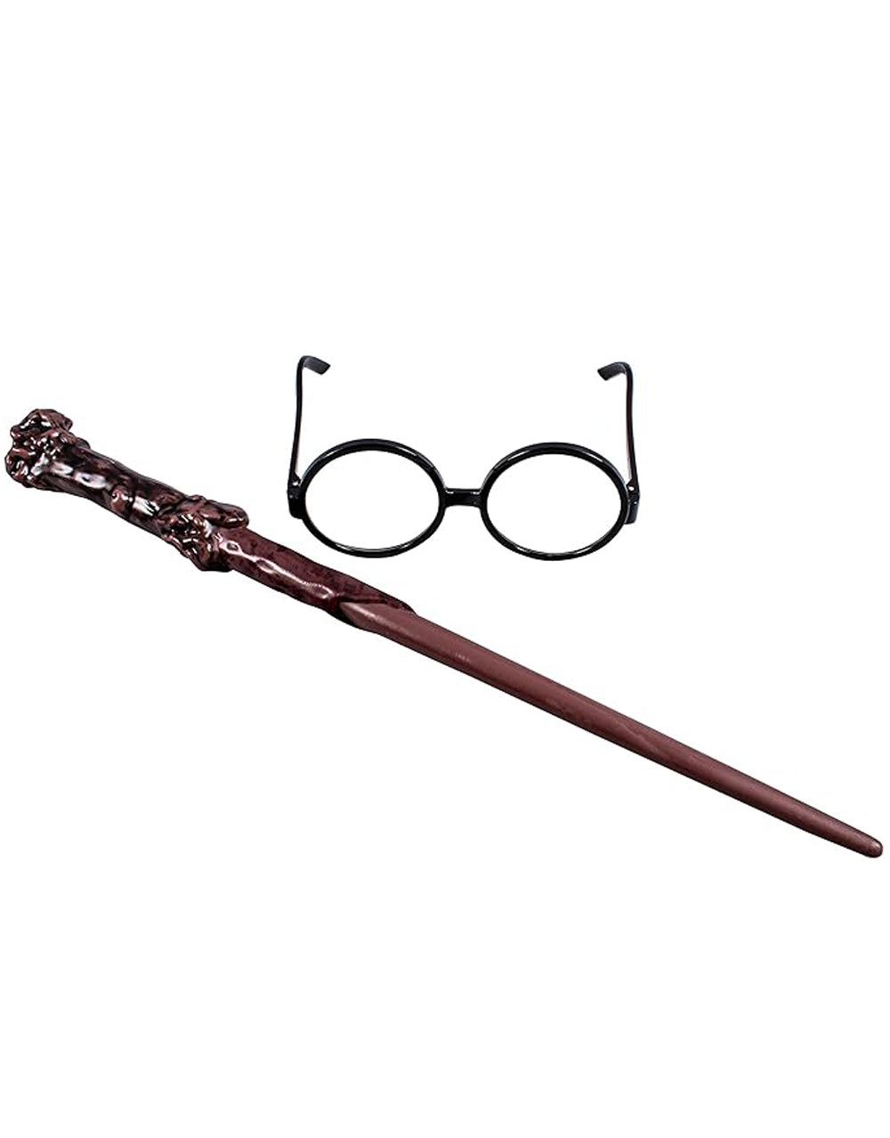 Harry Potter wand and glasses kit costume accessory for kids.