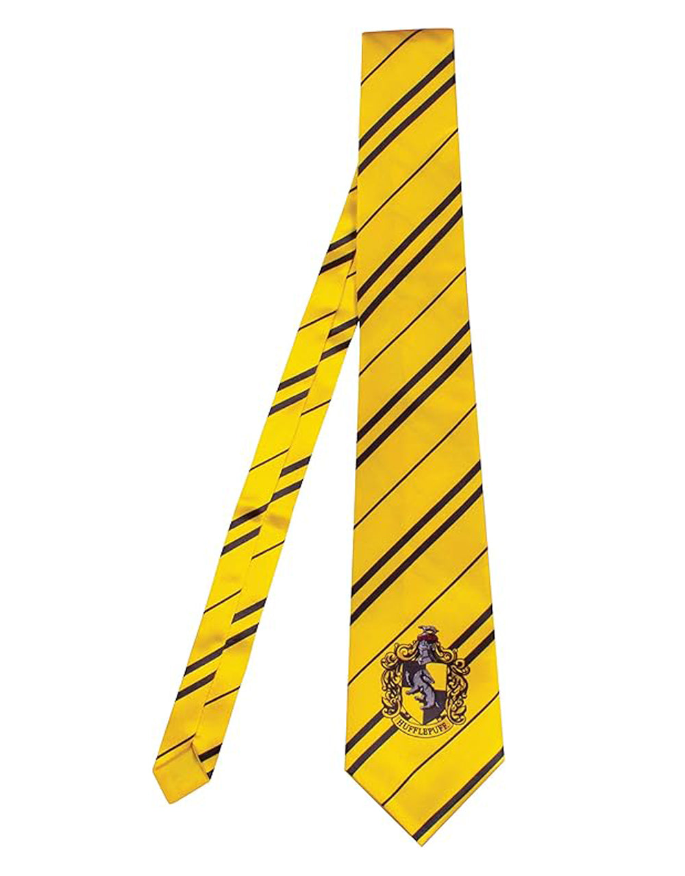 Harry Potter Hufflepuff tie costume accessory for adults.