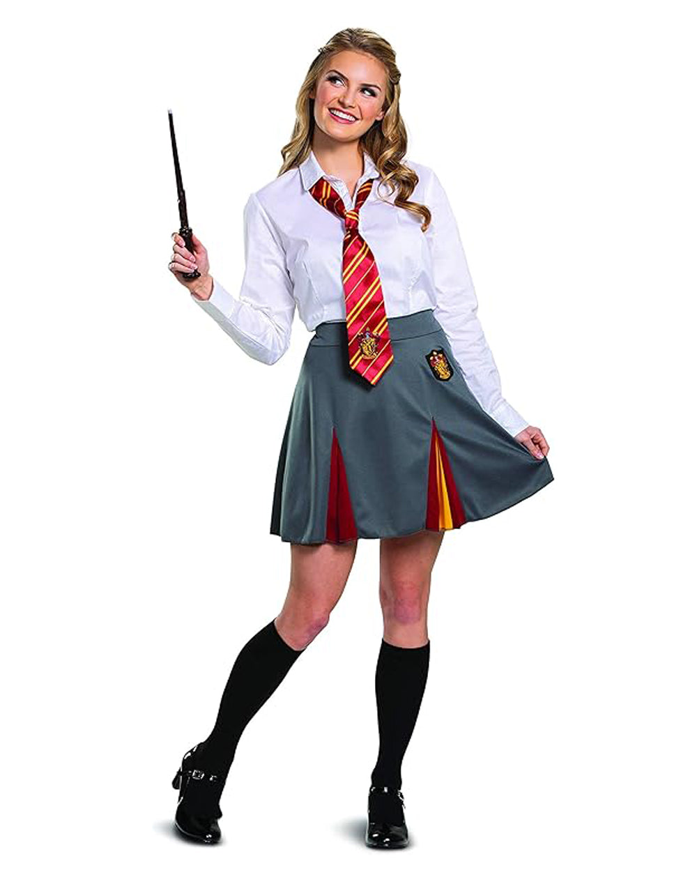 Harry Potter Gryffindor skirt costume for women.