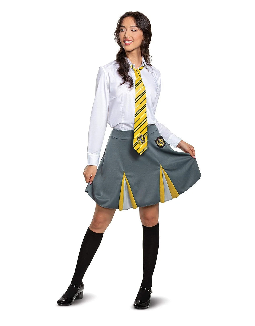 Harry Potter Hufflepuff skirt costume for women.
