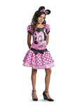 Disney Minnie Mouse tween pink costume for kids.