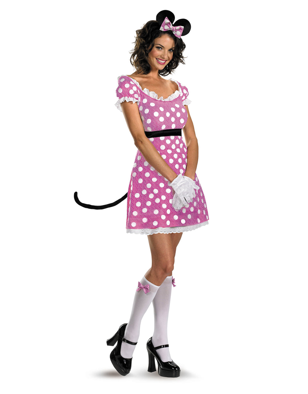 Disney Minnie Mouse sexy pink costume for women.