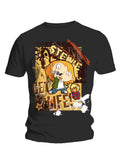Family Guy get a life graphic on a black adult t-shirt.