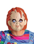 Child's Play Chucky mask costume accessory for adults.