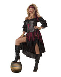 Pirate wench costume for women.