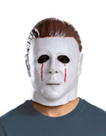 Halloween Michael Myers full overhead vinyl mask costume accessory for adults.