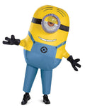 Despicable Me Minion Stuart inflatable costume for adults.