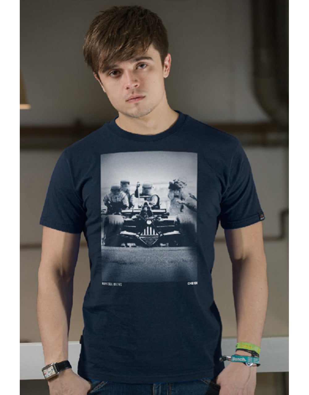 Official Star Wars Dark Side Racers navy T-shirt - licensed apparel