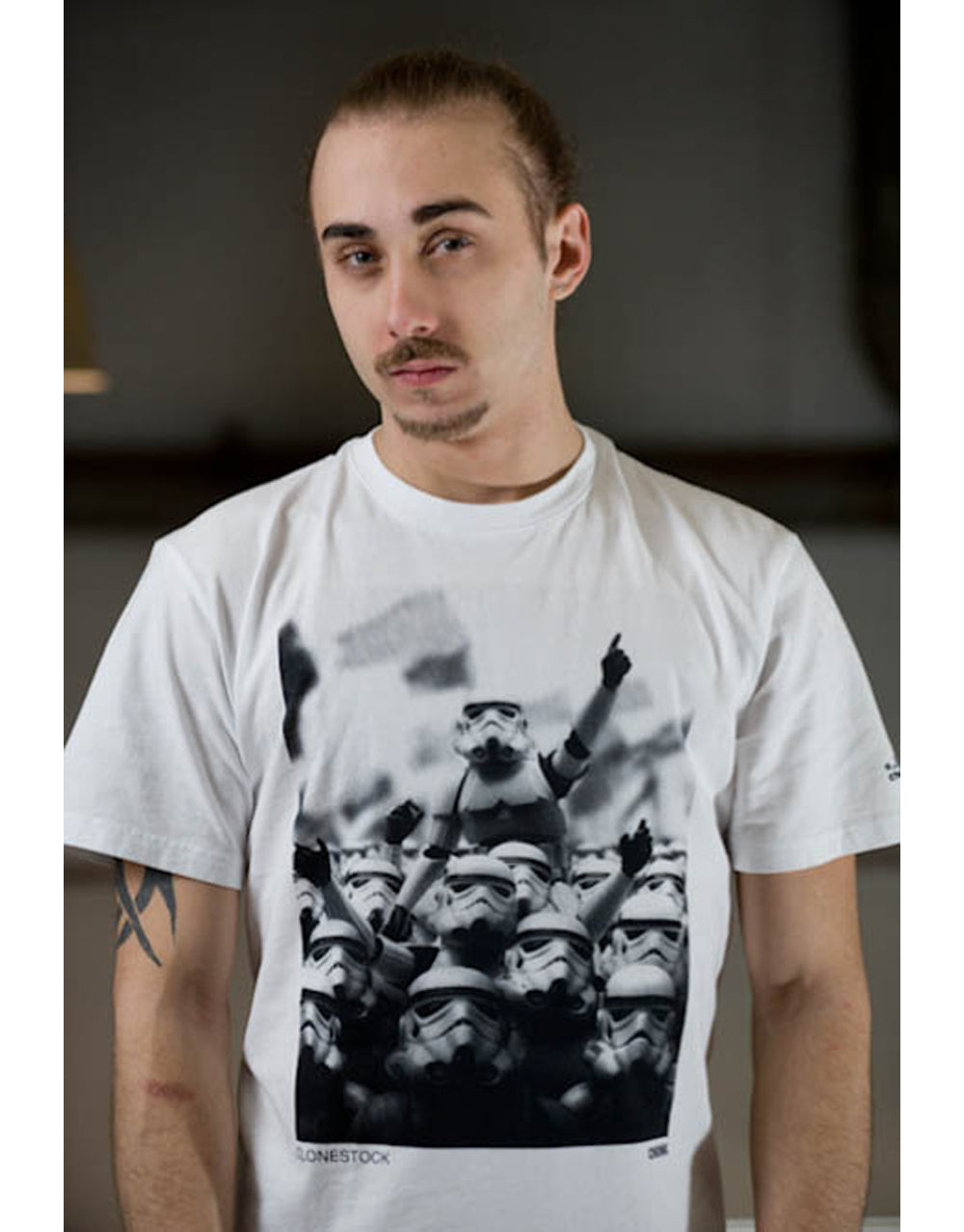 Official Star Wars Clonestock white T-shirt - licensed Clone Trooper apparel