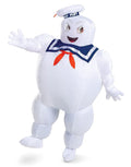 Ghostbusters Stay Puft inflatable costume for adults.