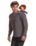 Child's Play Chucky backpack costume accessory for adults.