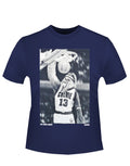 Official Star Wars Chewie Slam indigo T-shirt - licensed Chewbacca apparel