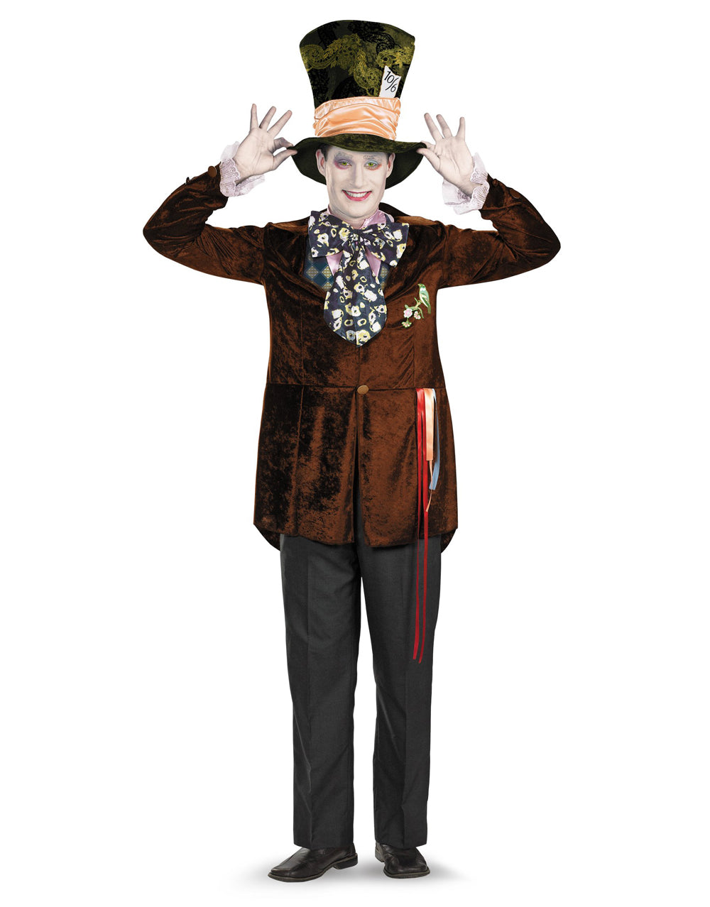 Alice in Wonderland Mad Hatter deluxe costume for adults.