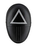 Squid Game triangle mask costume accessory for adults.