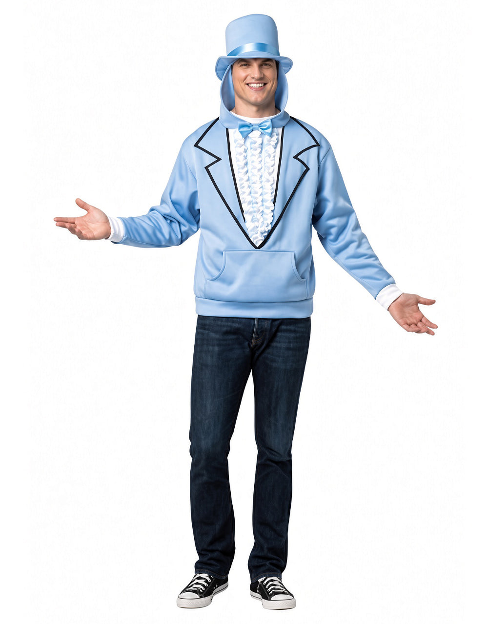 Dumb & Dumber Harry Dunne hoodie top for adults.