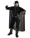 V for Vendetta cape costume accessory for adults.