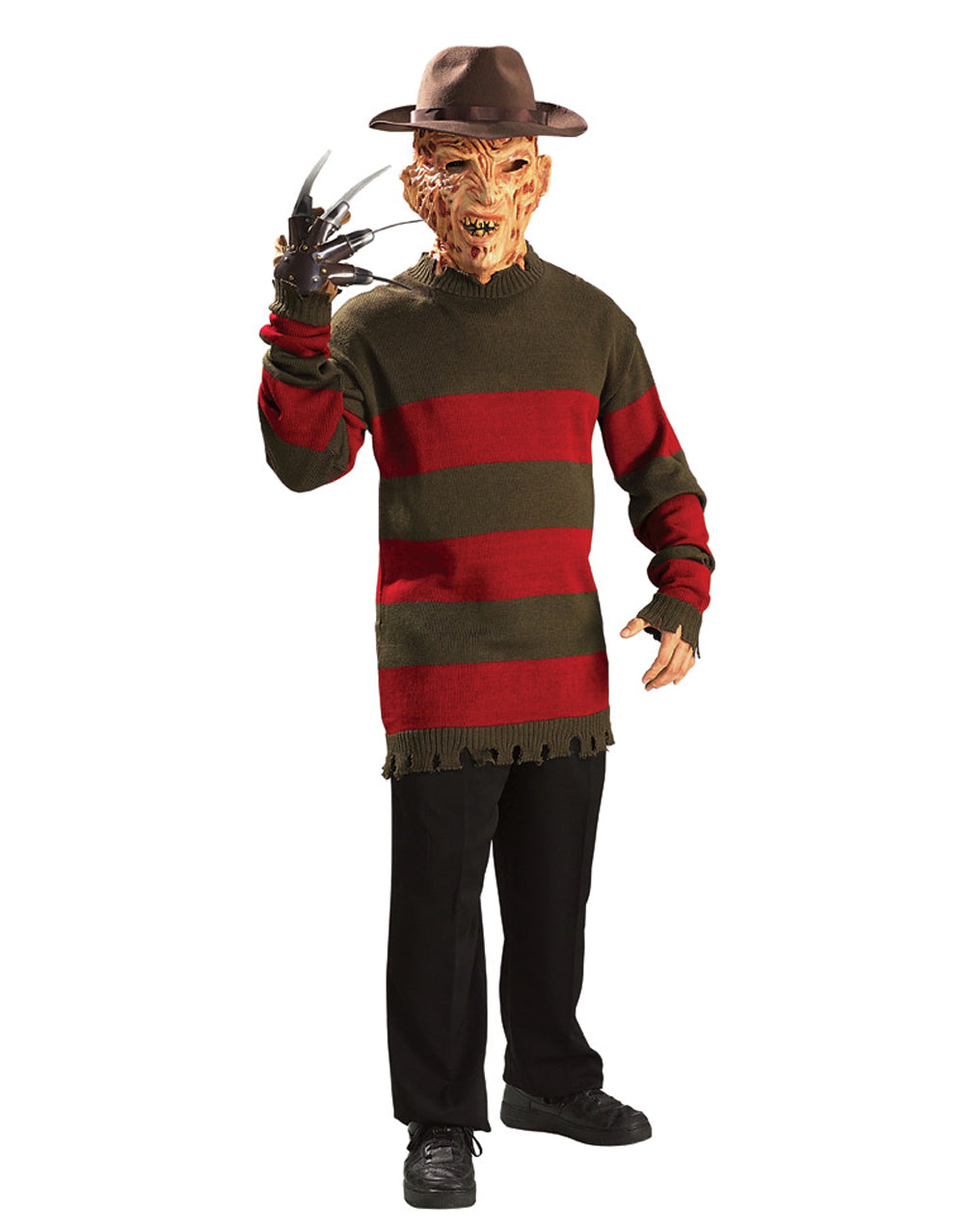 A Nightmare on Elm Street Freddy Krueger teen deluxe sweater costume for kids.