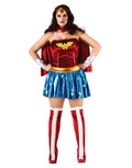 DC Comics Wonder Woman Diana Prince plus size costume for women.