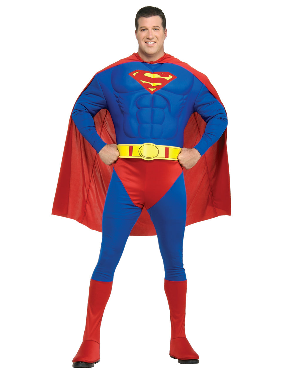 DC Comics Superman deluxe muscle classic costume for adults.