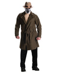 DC Comics Watchmen Rorschach plus size costume for adults.