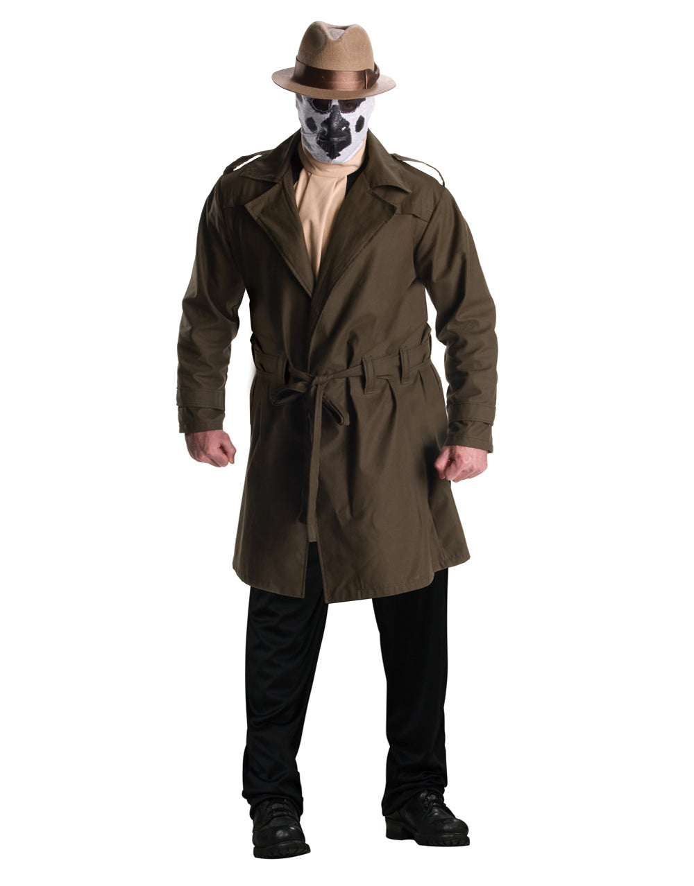 DC Comics Watchmen Rorschach plus size costume for adults.