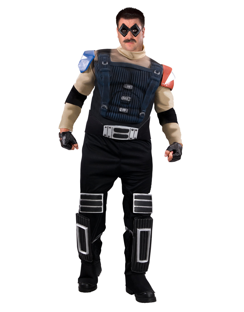 DC Comics Watchmen Comedian plus size costume for adults.