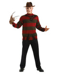 A Nightmare on Elm Street Freddy Krueger deluxe plus sweater costume for adults.