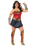 Batman v Superman Wonder Woman deluxe plus size costume for women.