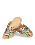 Aladdin Jasmine deluxe slippers costume accessory for kids.