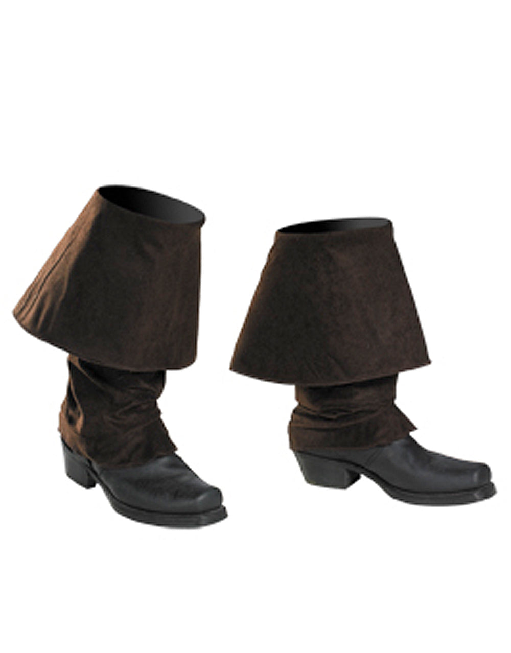 Pirates of the Caribbean Jack Sparrow boot covers costume accessory for adults.