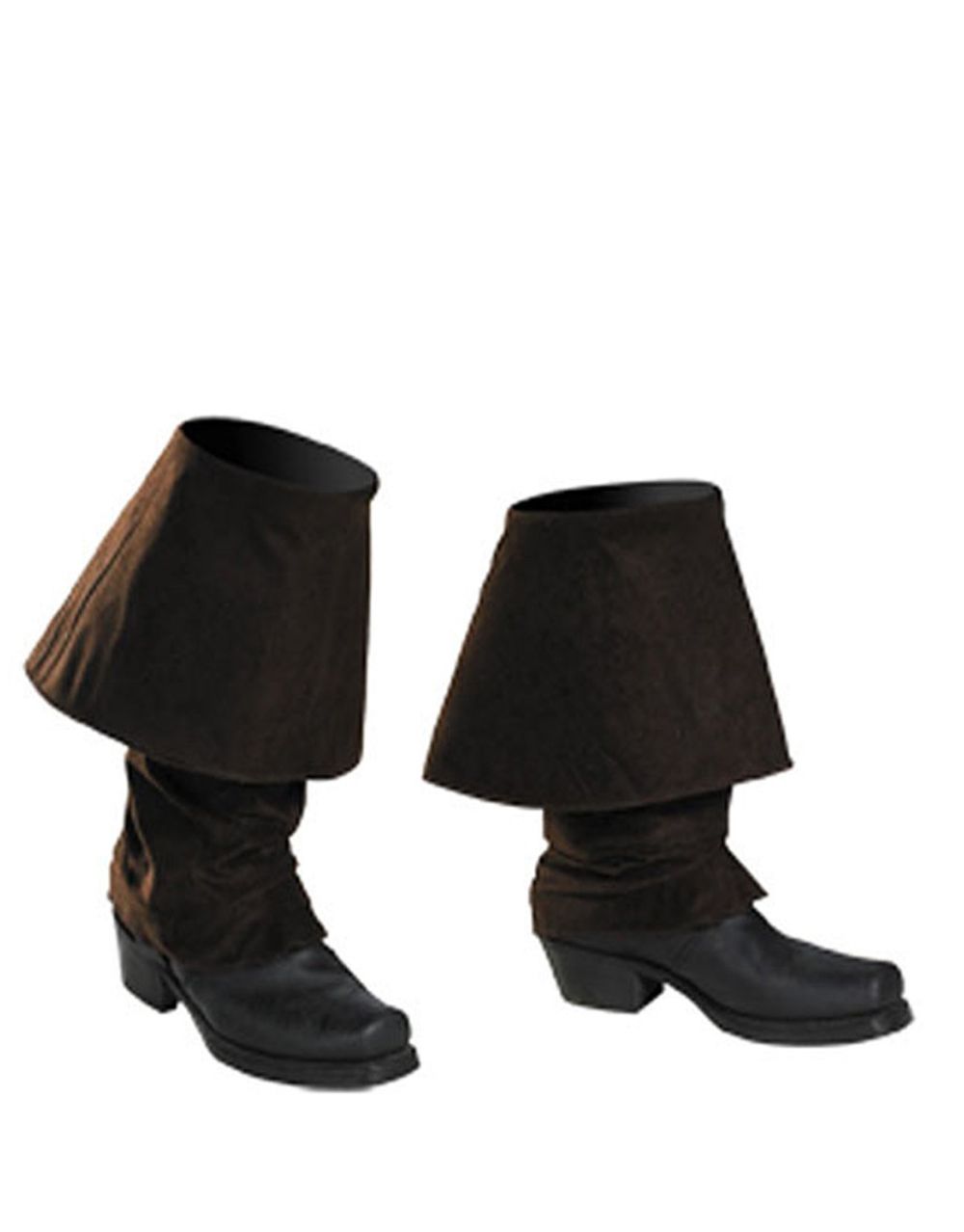 Pirates of the Caribbean Jack Sparrow boot covers costume accessory for kids.