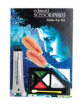 Edward Scissorhands makeup kit costume accessory for adults.