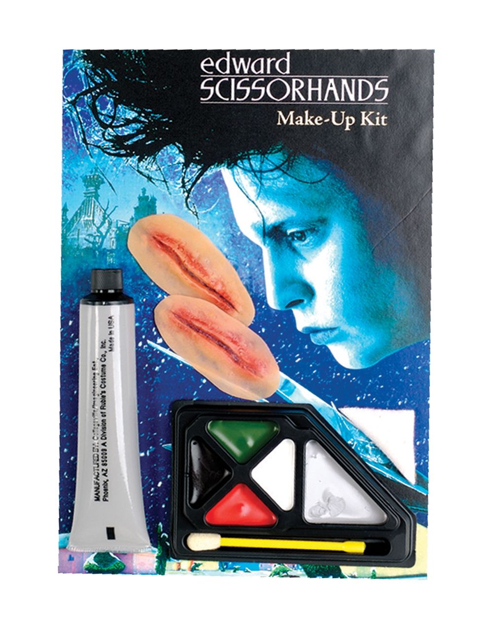 Edward Scissorhands makeup kit costume accessory for adults.