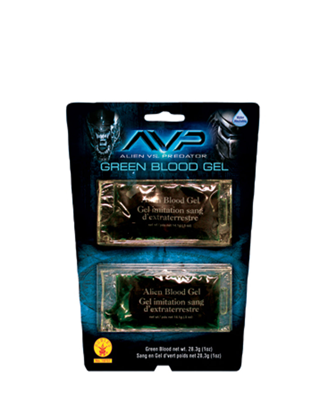Alien vs. Predator green blood gel costume accessory for adults.