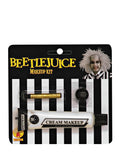 Beetlejuice makeup kit costume accessory for adults.
