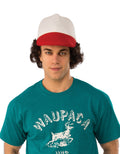 Stranger Things Dustin wig costume accessory for adults.