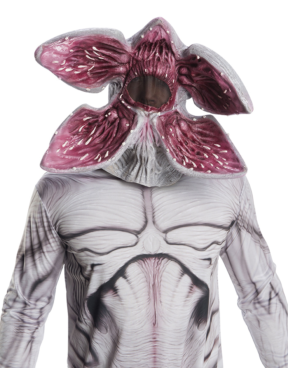 Stranger Things Demogorgon latex mask costume accessory for adults.