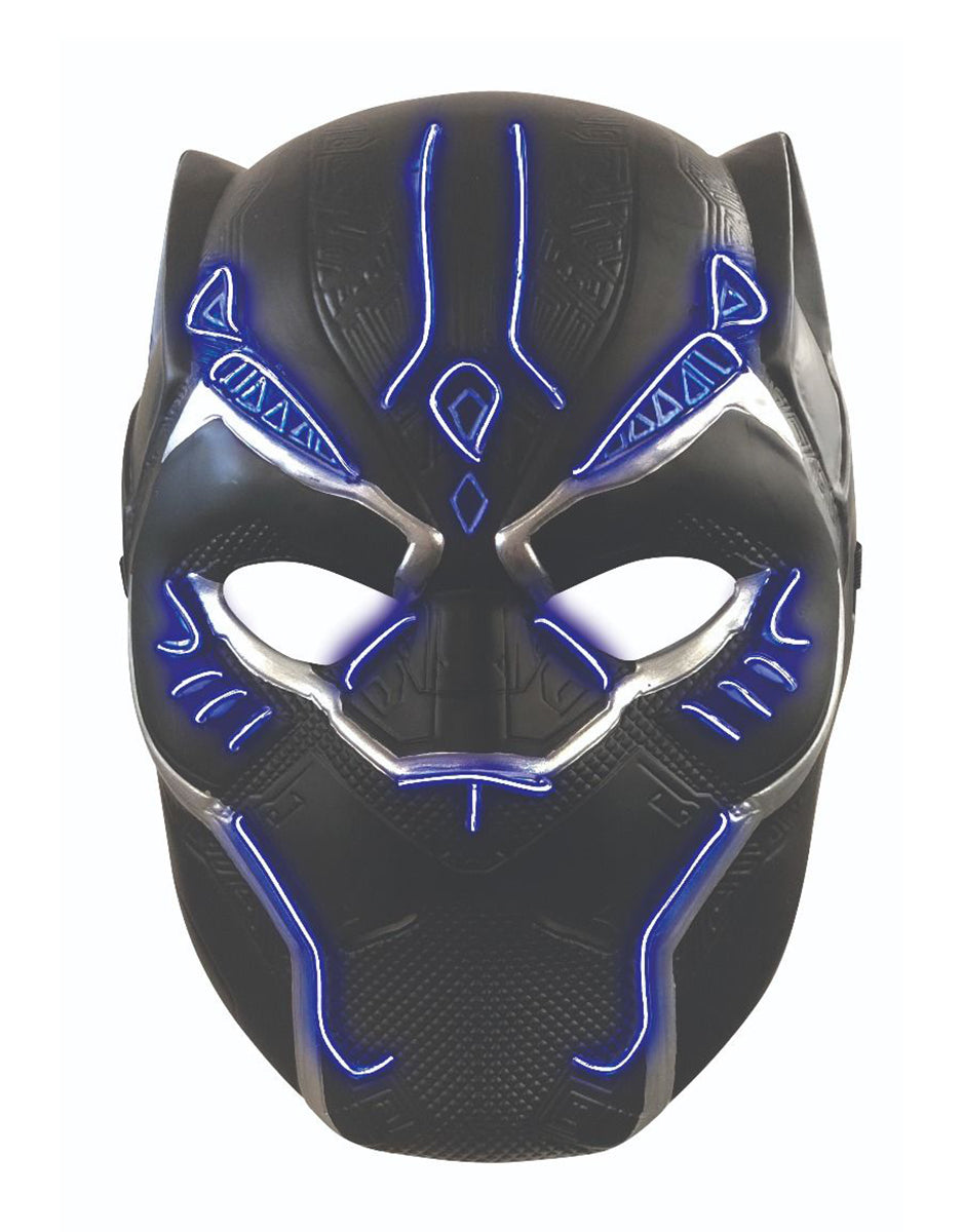 Black Panther battle light up mask costume accessory for kids.