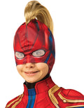Captain Marvel headpiece with mohawk costume accessory for kids.