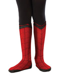 Spider-Man Far From Home boot tops costume accessory for kids.