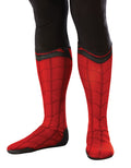 Spider-Man Far From Home boot tops costume accessory for adults.