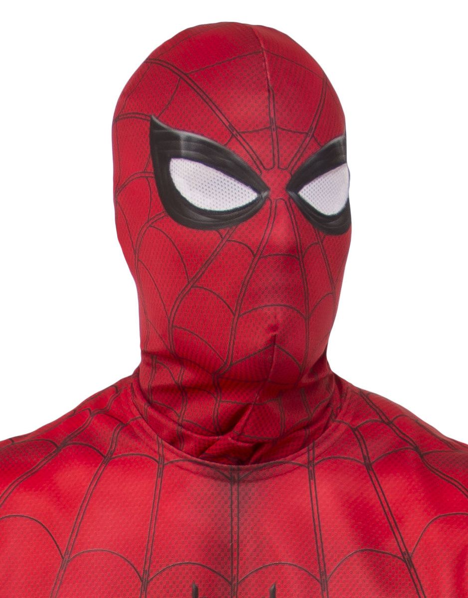 Spider-Man Far From Home red and blue mask costume accessory for adults.
